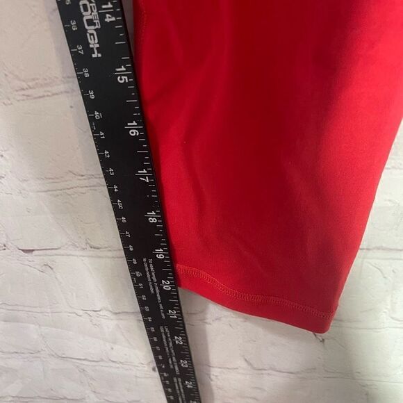 Zyia Red Leggings Crop Size 4 - Picture 5 of 6